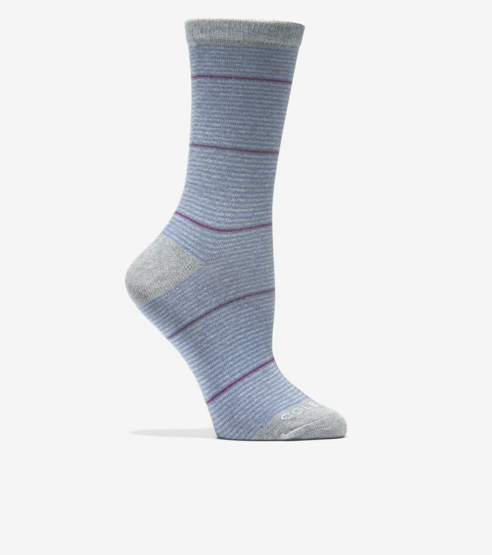 Cole Haan Socks*4 Pack Stripe + Shimmer Gift Box MediumGreyHeather