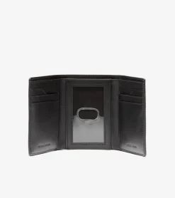 Cole Haan Wallets*Boxshine Trifold Wallet Black