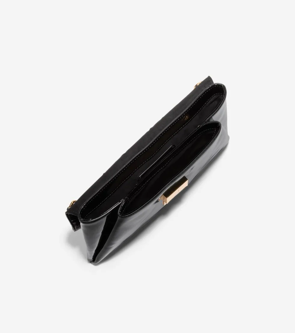 Cole Haan Wallets & Wristlets*Christena Envelope Clutch BlackPatent