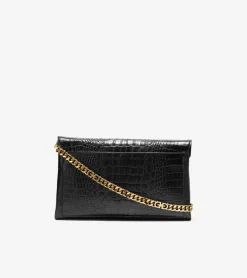 Cole Haan Wallets & Wristlets*Christena Envelope Clutch BlackCrocPrint