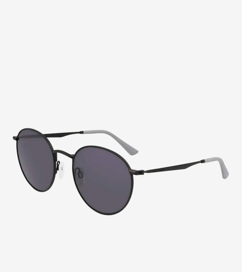 Cole Haan Sunglasses|Sunglasses*Classic Round Metal Sunglasses Black