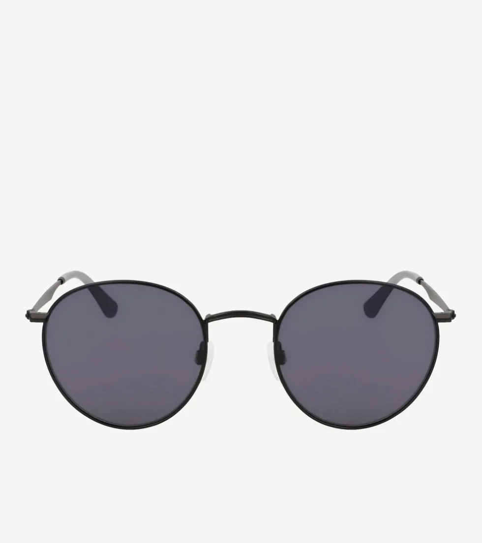 Cole Haan Sunglasses|Sunglasses*Classic Round Metal Sunglasses Black