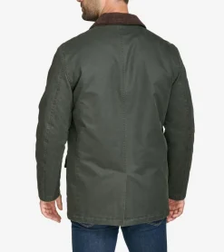 Cole Haan Rain Jackets|Outerwear*Coated Cotton Rain Jacket ArmyGreen