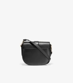 Cole Haan Crossbody Bags*Essential Mini Saddle Bag Black