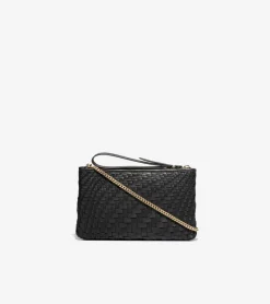 Cole Haan Wallets & Wristlets*Essential Pouch GenevieveWeaveBlack