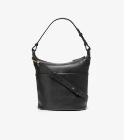 Cole Haan Shoulder Bags*Essential Soft Bucket Bag Black