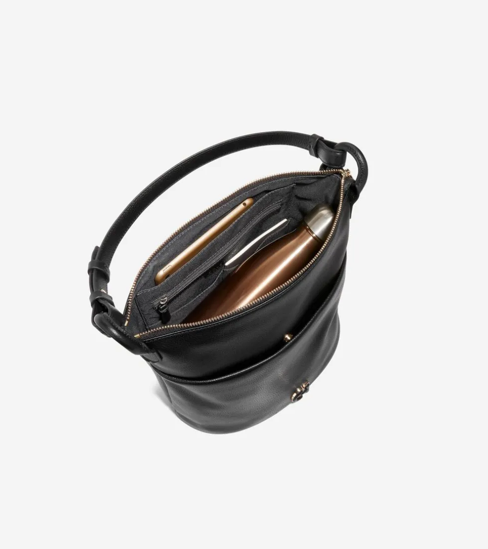 Cole Haan Shoulder Bags*Essential Soft Bucket Bag Black