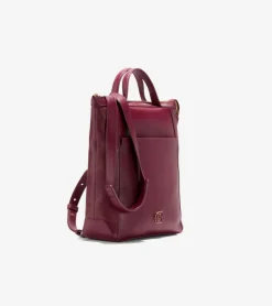 Cole Haan Backpacks*Grand Ambition Small Convertible Luxe Backpack BlackCherry