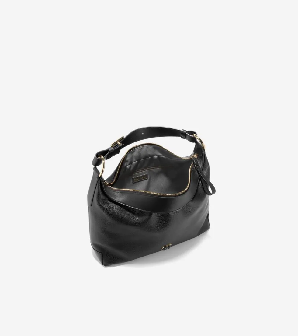 Cole Haan Shoulder Bags*Kamila Hobo Bag Black