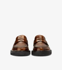Cole Haan Extended Sizes & Widths|Loafers & Drivers*Men's American Classics Penny Loafers DarkChocolateBrush-Off-Black