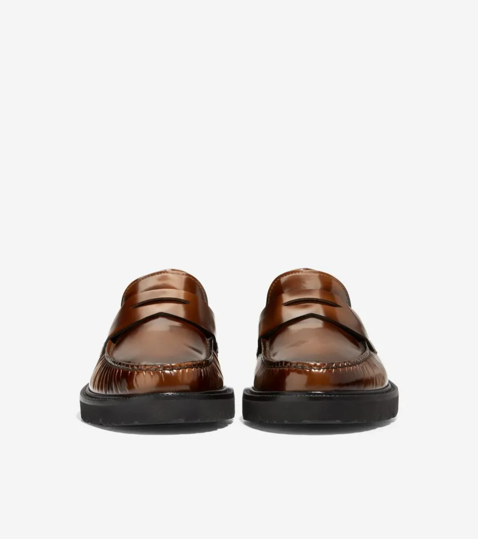 Cole Haan Extended Sizes & Widths|Loafers & Drivers*Men's American Classics Penny Loafers DarkChocolateBrush-Off-Black