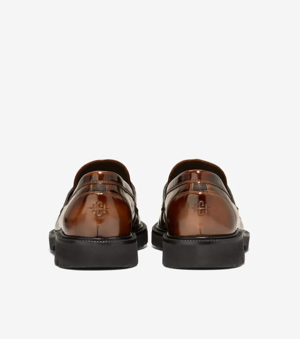 Cole Haan Extended Sizes & Widths|Loafers & Drivers*Men's American Classics Penny Loafers DarkChocolateBrush-Off-Black