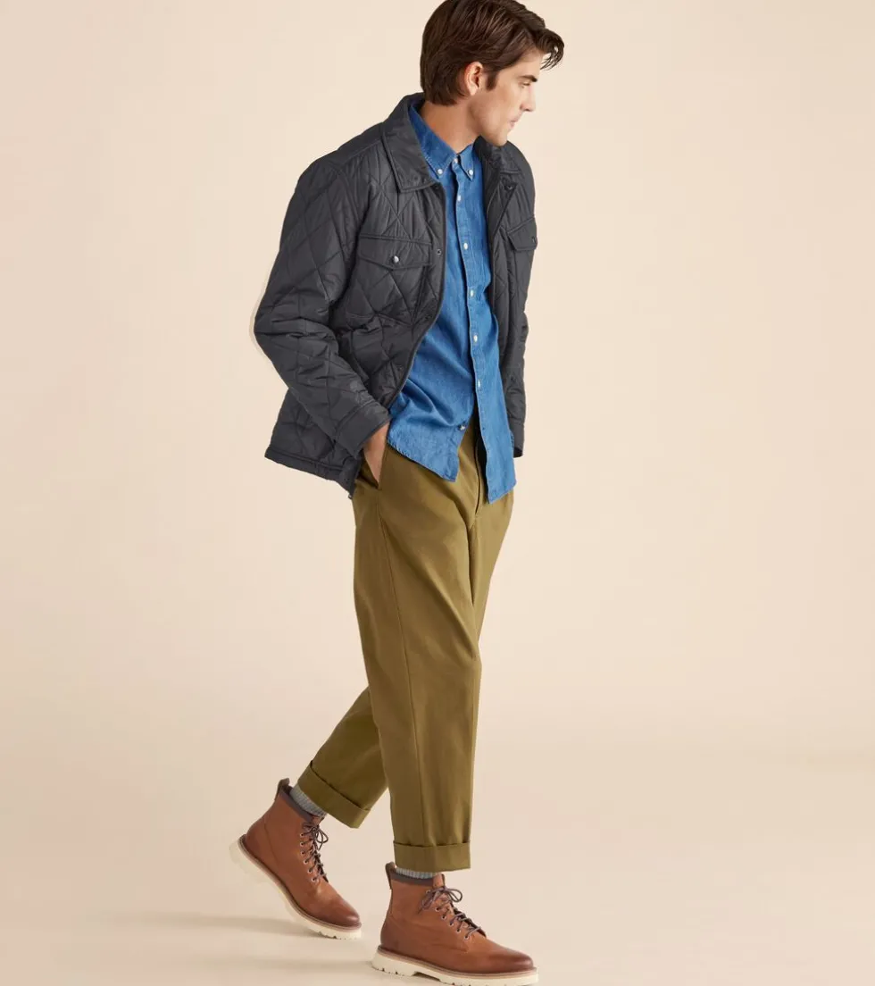 Cole Haan Extended Sizes & Widths|Boots*Men's American Classics Plain Toe Waterproof Boots BritishTan-AlabasterGleam