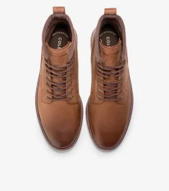 Cole Haan Extended Sizes & Widths|Boots*Men's American Classics Plain Toe Waterproof Boots BritishTan-AlabasterGleam