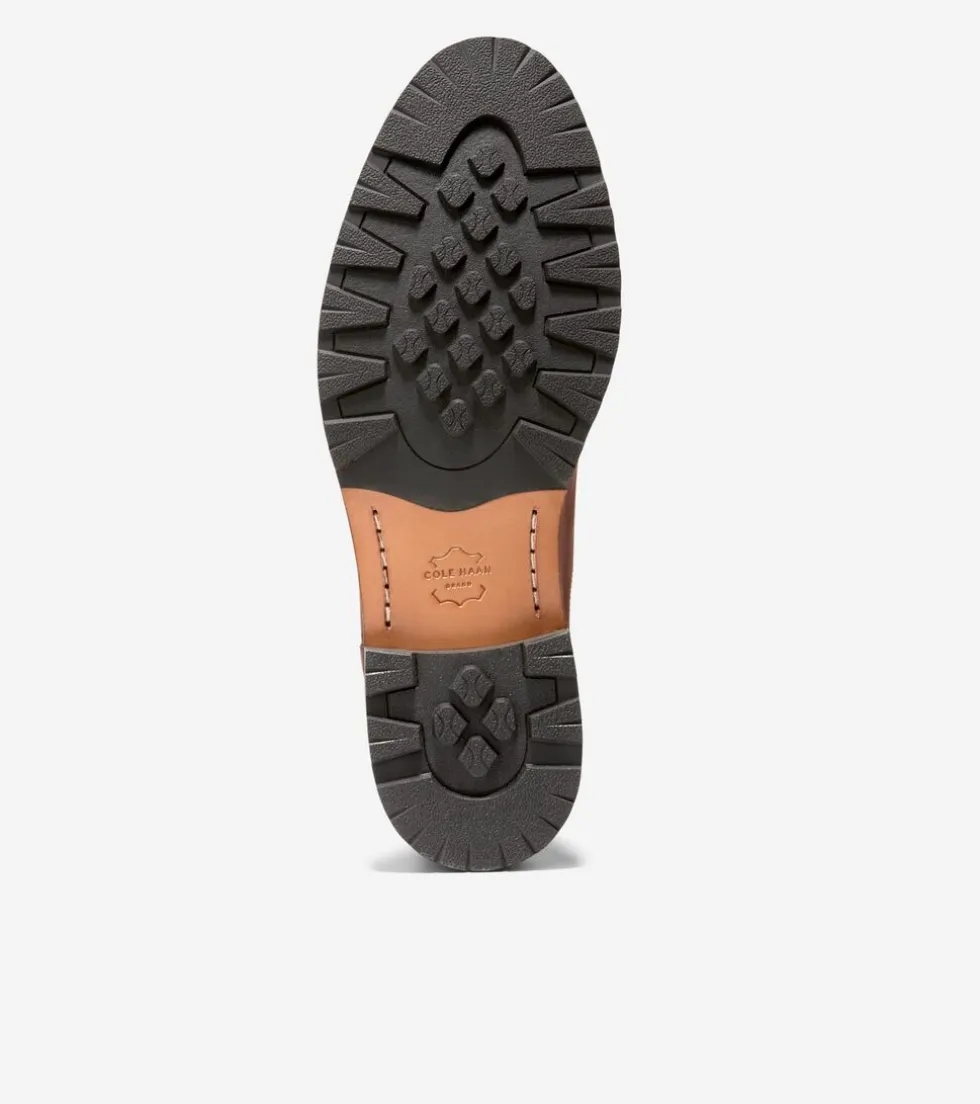 Cole Haan Dress Shoes|Boots*Men's Berkshire Lug Water-Resistant Chelsea Boots BritishTan-DarkChocolate