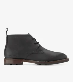 Cole Haan Dress Shoes|Boots*Men's Berkshire Lug Water-Resistant Chukka Boots WaxyBlack-Truffle