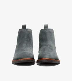 Cole Haan Dress Shoes|Boots*Men's Berkshire Lug Water-Resistant Chelsea Boots TurbulenceSuede-Natural