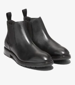 Cole Haan Dress Shoes|Boots*Men's Berkshire Lug Water-Resistant Chelsea Boots Black