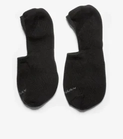 Cole Haan Socks*Men's Casual Cushion Sock Liner &ndash; 2 Pack Black
