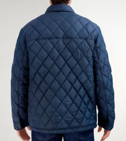 Cole Haan Quilted Jackets|Outerwear*Men's Diamond Quilted Jacket Navy