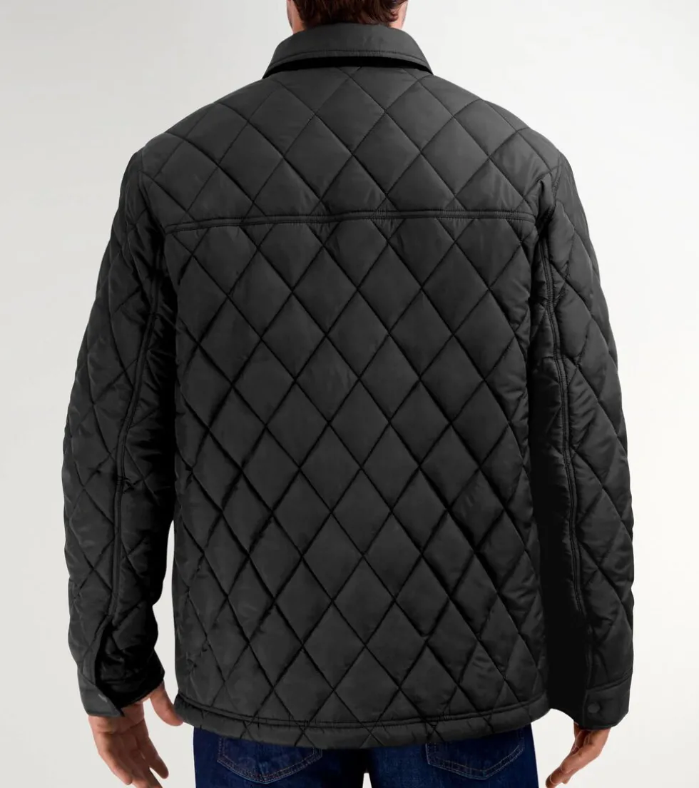 Cole Haan Outerwear|Quilted Jackets*Men's Diamond Quilted Jacket Black