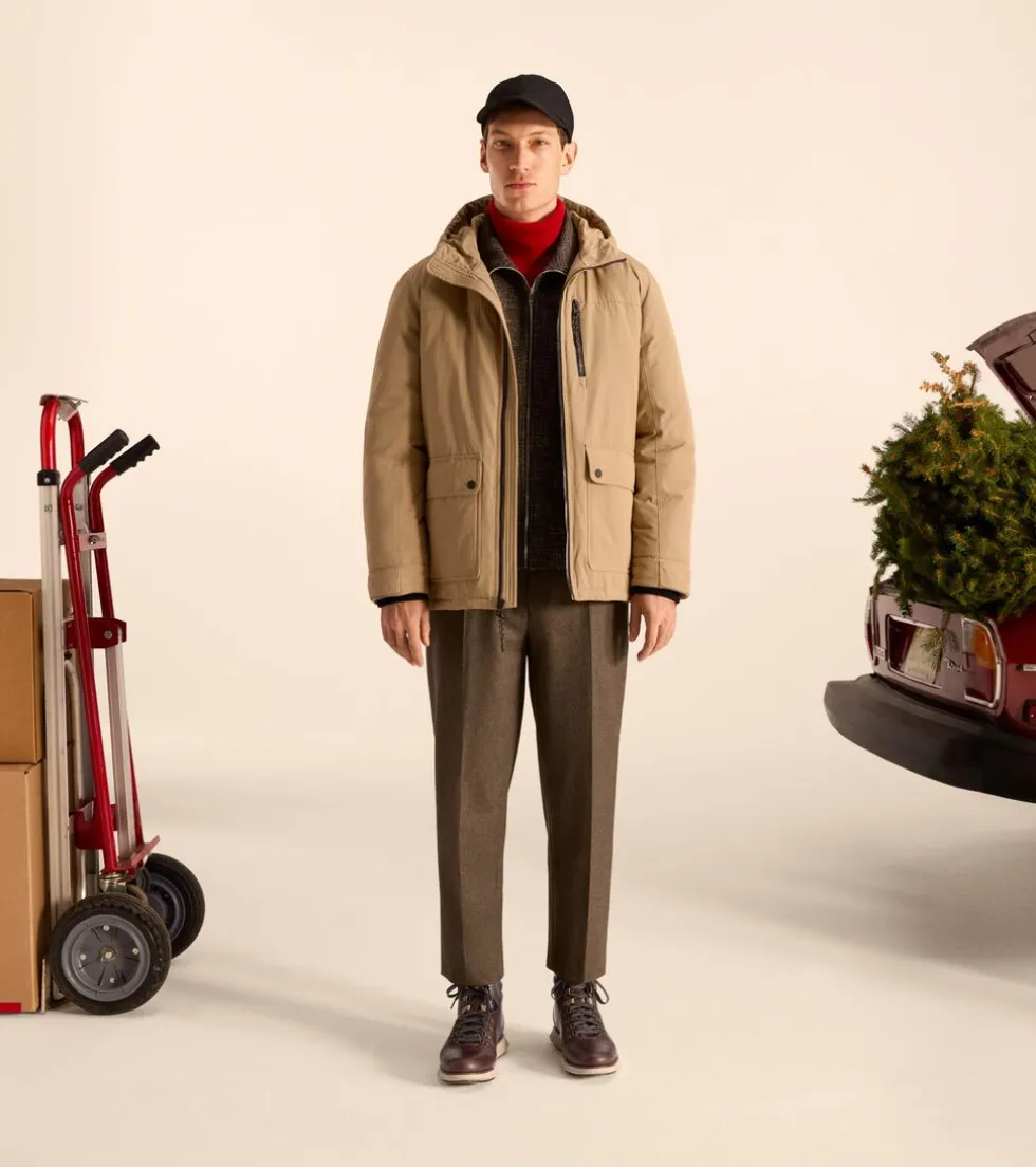 Cole Haan Puffer Jackets|Outerwear*Men's Down Puffer Jacket Camel