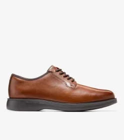 Cole Haan Dress Shoes|Oxfords*Men's Grand Ambition Postman Oxfords BritishTan-DarkChocolate
