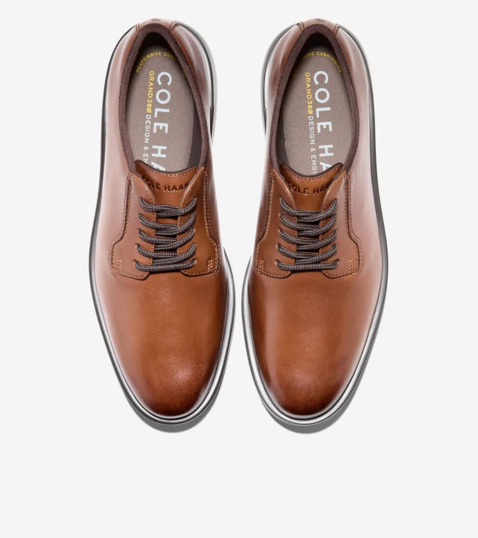 Cole Haan Dress Shoes|Oxfords*Men's Grand Ambition Postman Oxfords BritishTan-DarkChocolate
