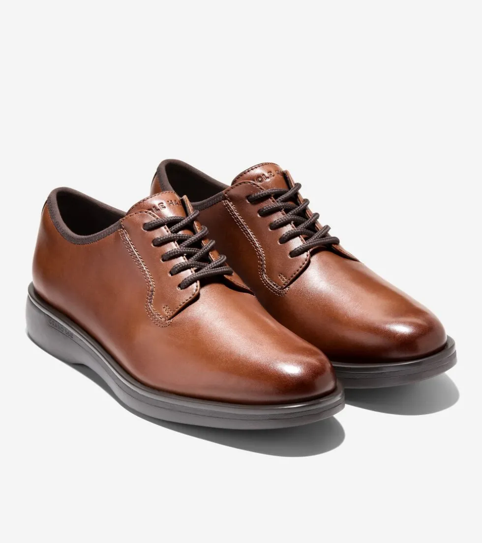 Cole Haan Dress Shoes|Oxfords*Men's Grand Ambition Postman Oxfords BritishTan-DarkChocolate