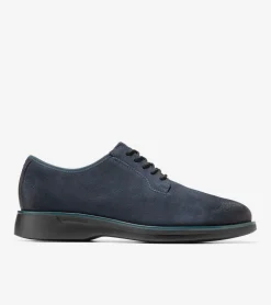 Cole Haan Dress Shoes|Oxfords*Men's Grand Ambition Postman Oxfords Blueberry-Black-OrionBlue