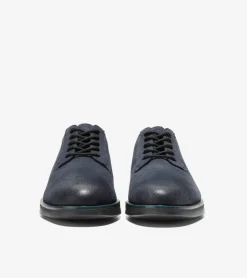 Cole Haan Dress Shoes|Oxfords*Men's Grand Ambition Postman Oxfords Blueberry-Black-OrionBlue