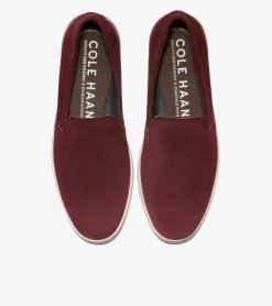 Cole Haan Loafers & Drivers*Men's Grand Ambition Slip-On Loafers Bloodstone-OxfordTan