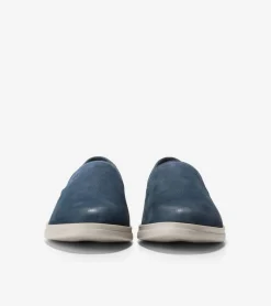 Cole Haan Loafers & Drivers*Men's Grand Ambition Slip-On Loafers Blueberry-OxfordTan