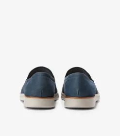 Cole Haan Loafers & Drivers*Men's Grand Ambition Slip-On Loafers Blueberry-OxfordTan