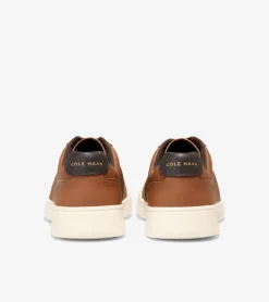 Cole Haan Extended Sizes & Widths|Sneakers*Men's Grand Crosscourt Modern Tennis Sneakers BritishTanPerforated-DarkBrown