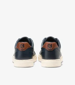 Cole Haan Sneakers*Men's Grand Kittery Court Sneakers Blueberry-BritishTan-Ivory