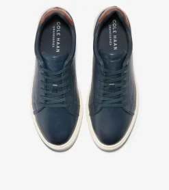 Cole Haan Sneakers*Men's Grand Kittery Court Sneakers Blueberry-BritishTan-Ivory