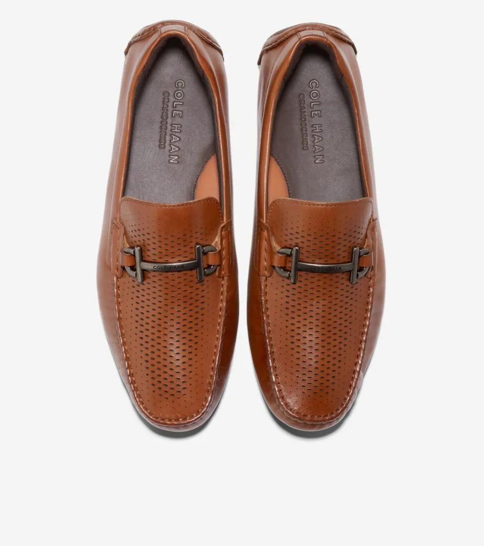 Cole Haan Loafers & Drivers*Men's Grand Laser Bit Driving Loafers BritishTan-Java
