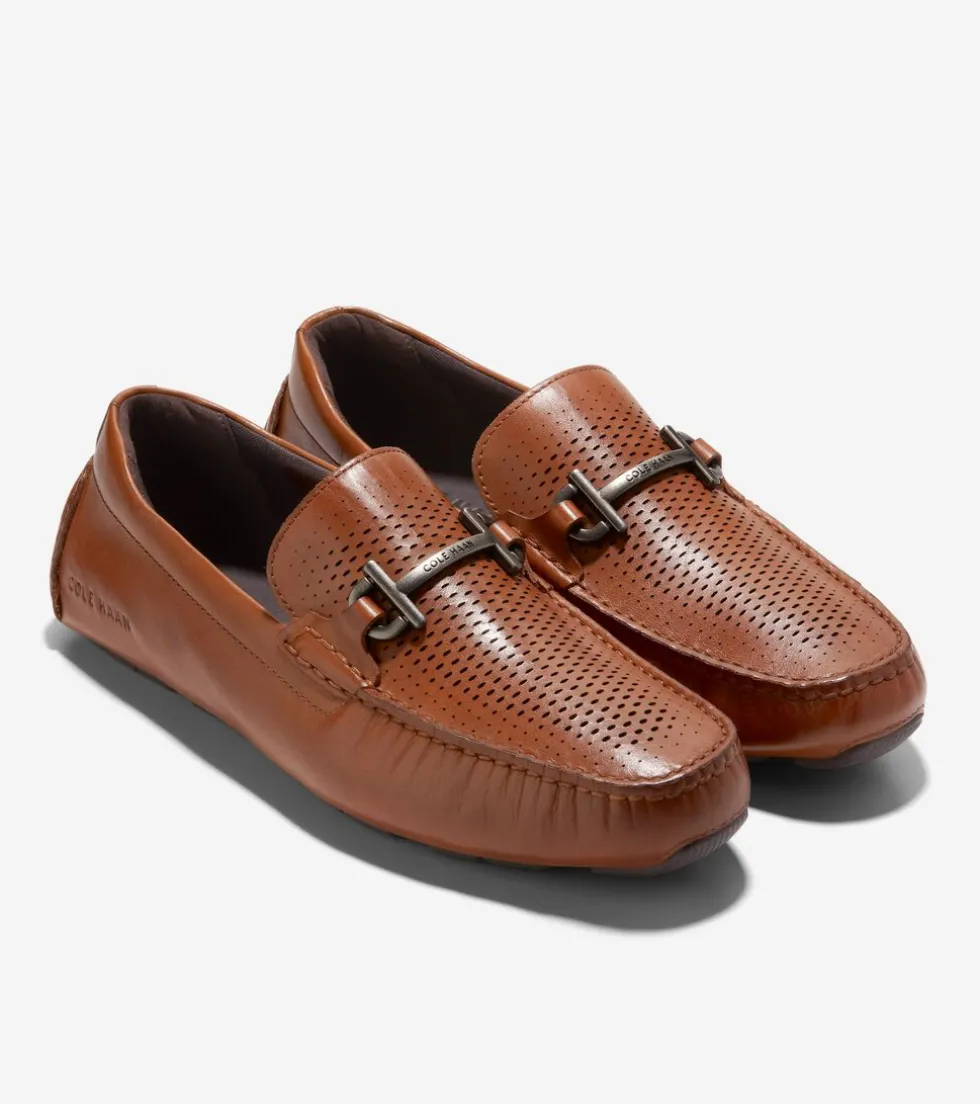 Cole Haan Loafers & Drivers*Men's Grand Laser Bit Driving Loafers BritishTan-Java