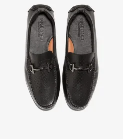 Cole Haan Loafers & Drivers*Men's Grand Laser Bit Driving Loafers Black