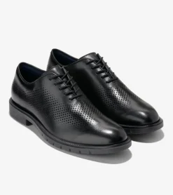 Cole Haan Dress Shoes|Oxfords*Men's GrandFlex Dress Laser Oxfords Black
