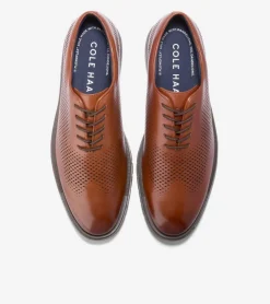 Cole Haan Dress Shoes|Oxfords*Men's GrandFlex Dress Laser Oxfords Mahogany