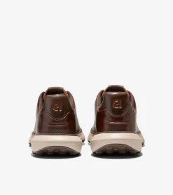 Cole Haan Sneakers*Men's GrandPrø Ashland Laser Perforated Sneakers Cappuccino-Acorn-SilverLining