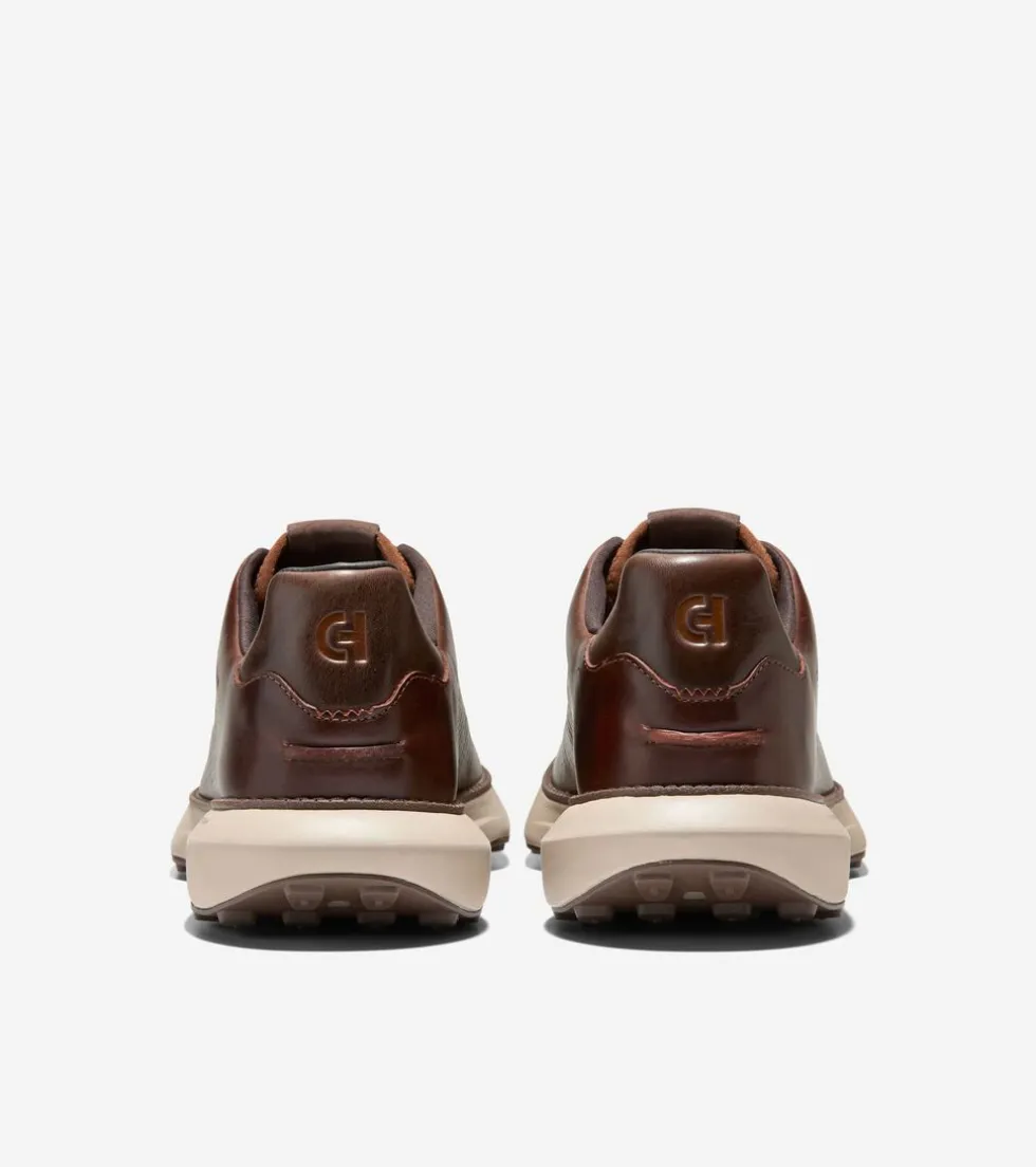 Cole Haan Sneakers*Men's GrandPrø Ashland Laser Perforated Sneakers Cappuccino-Acorn-SilverLining