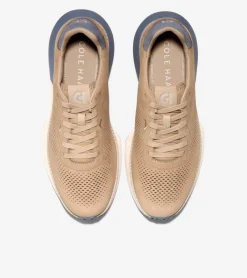 Cole Haan Sneakers*Men's GrandPr&oslash; Ashland Laser Perforated Sneakers Sesame-Folkstone-Gray-Ivory