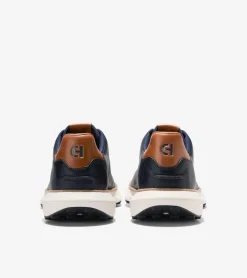 Cole Haan Extended Sizes & Widths|Sneakers*Men's GrandPrø Ashland Laser Perforated Sneakers NavyBlazer-BritishTan-Ivory