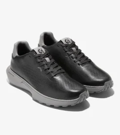 Cole Haan Sneakers*Men's GrandPrø Ashland Laser Perforated Sneakers Black-DecemberSky