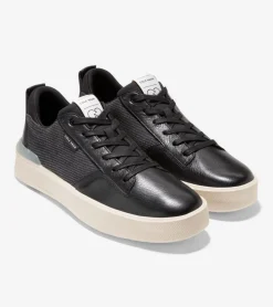 Cole Haan Sneakers*Men's GrandPrø Crew Sneakers Black-Ivory