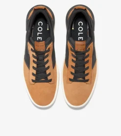 Cole Haan Sneakers*Men's GrandPr&oslash; Crew Sneakers Black-GoldenToffee-Ivory