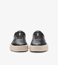 Cole Haan Sneakers*Men's GrandPr&oslash; Crew Wingtip Sneakers Black-Birch